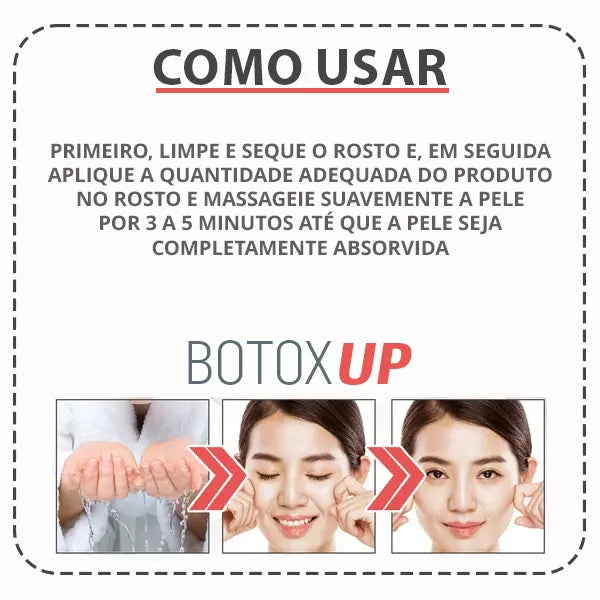 Botox-UP Sérum Anti-idade / O SEGREDO  das Blogueiras